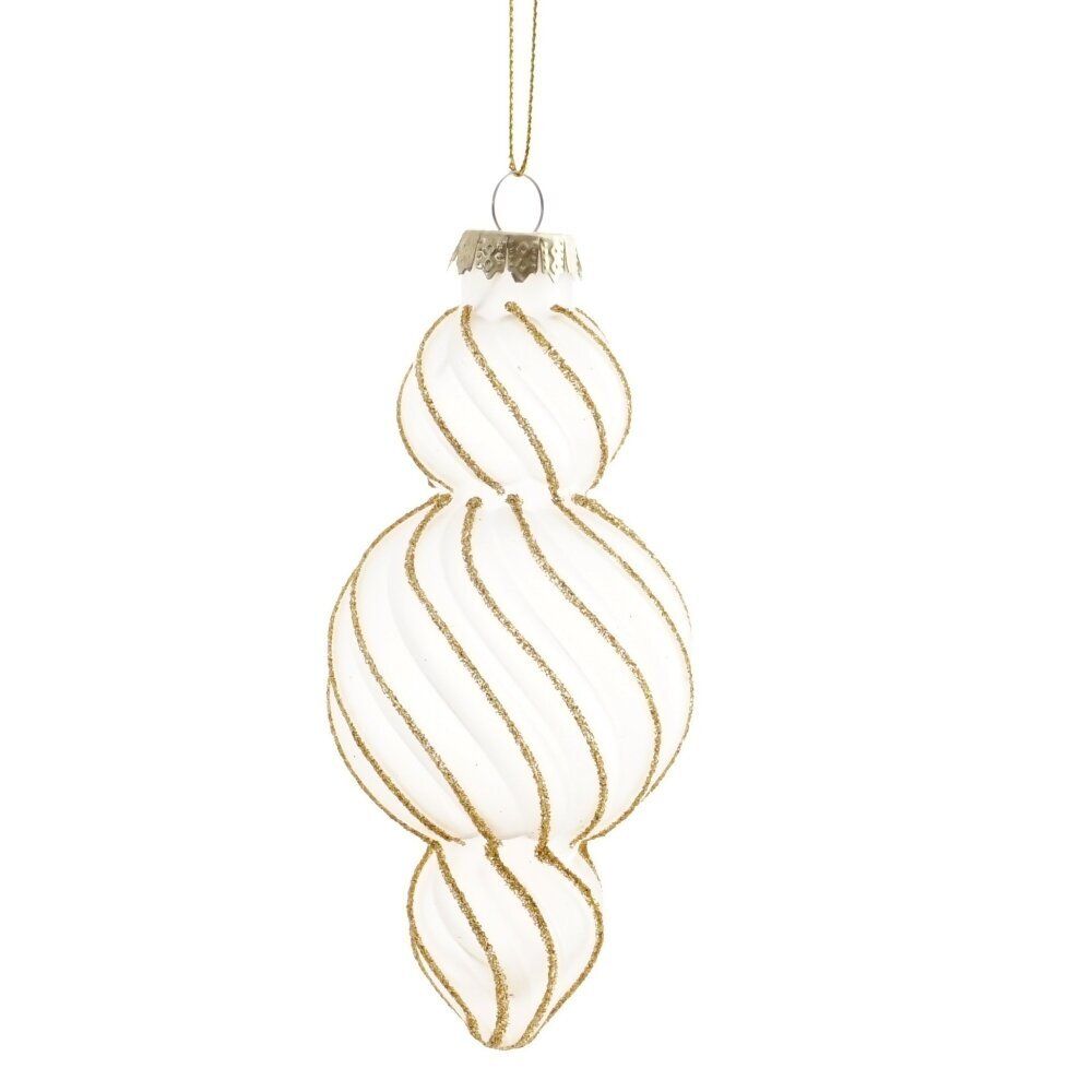 GAEM Украшение новогоднее "Фигурная сосулька", L5,5 W5,5 H13 см, 3в.