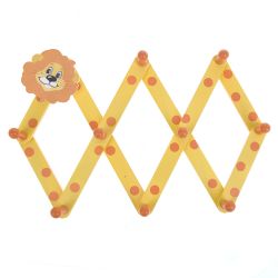 Вешалка-"гармошка" настенная (9-ть крючков) " " 30*17*4см. (4вида) (транспортная упаковка)