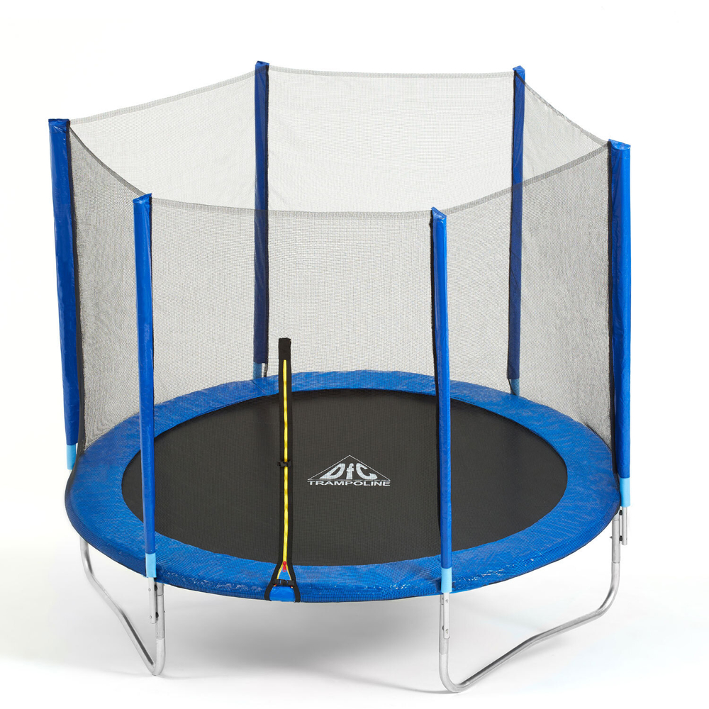 Батут DFC Trampoline Fitness с сеткой 8ft