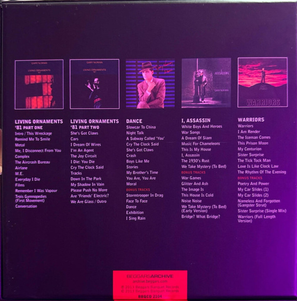 Gary Numan / 5 Albums (5CD)