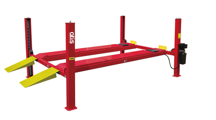 A455AH (PEAK KHL-5500A) Подъемник четырехстоечный, 5.5 тонн, под 3D сход-развал (Серый)