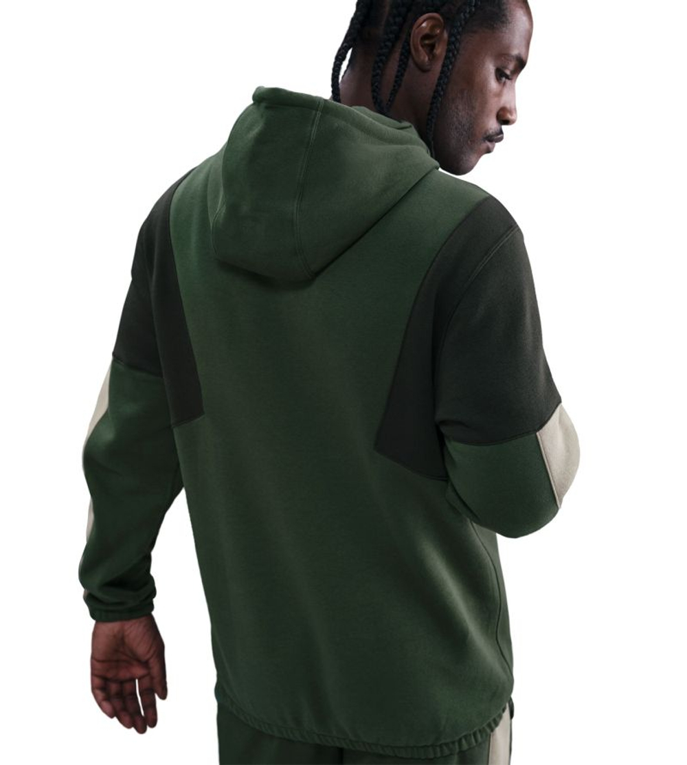 Теннисный костюм Nike Sportswear Club Fleece Hooded - fir/parachute beige/sequoia/white