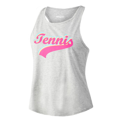 Женская теннисная майка Tennis-Point Tennis Signature Tank Top Women - Grey, Multicoloured
