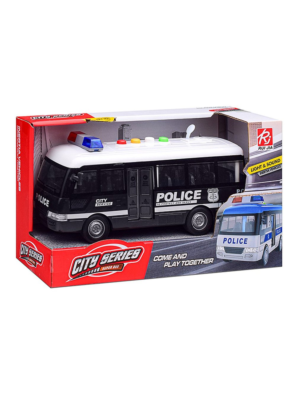 Машинка Полицейская служба со светом и звуком (RJ5512B)