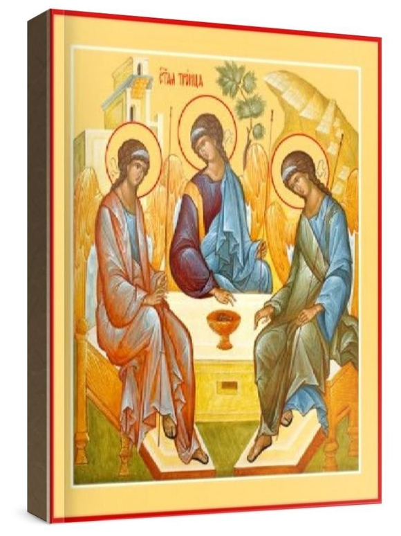 Троица (рукописная икона)