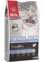 Blitz Sensitive Sterilised Индейка 2кг.