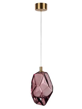 Подвес 4W 3000K 7113/4LA бронзовый/винное GEMME Odeon Light