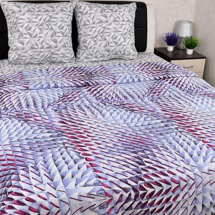 Комплект постельного белья "IS. ШИПЫ ОРИГАМИ", перкаль, 100% хлопок.