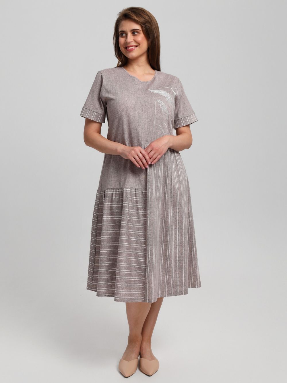 Платье Баронесса-1 Виотекс БЕЖЕВЫЙ