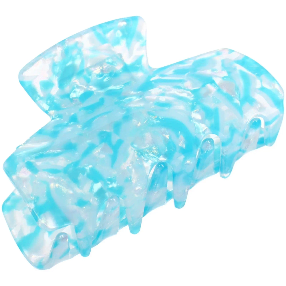 Заколка - краб для волос «AKS-EMPIRE», прямоугольник, микс 6 цветов, 7,8*4,5см