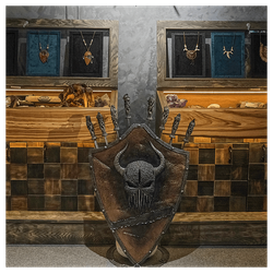 Набор шампуров из серебра «Тотем»