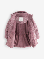 Куртка утепленная с капюшоном для девочки Next K75-870, Розовый