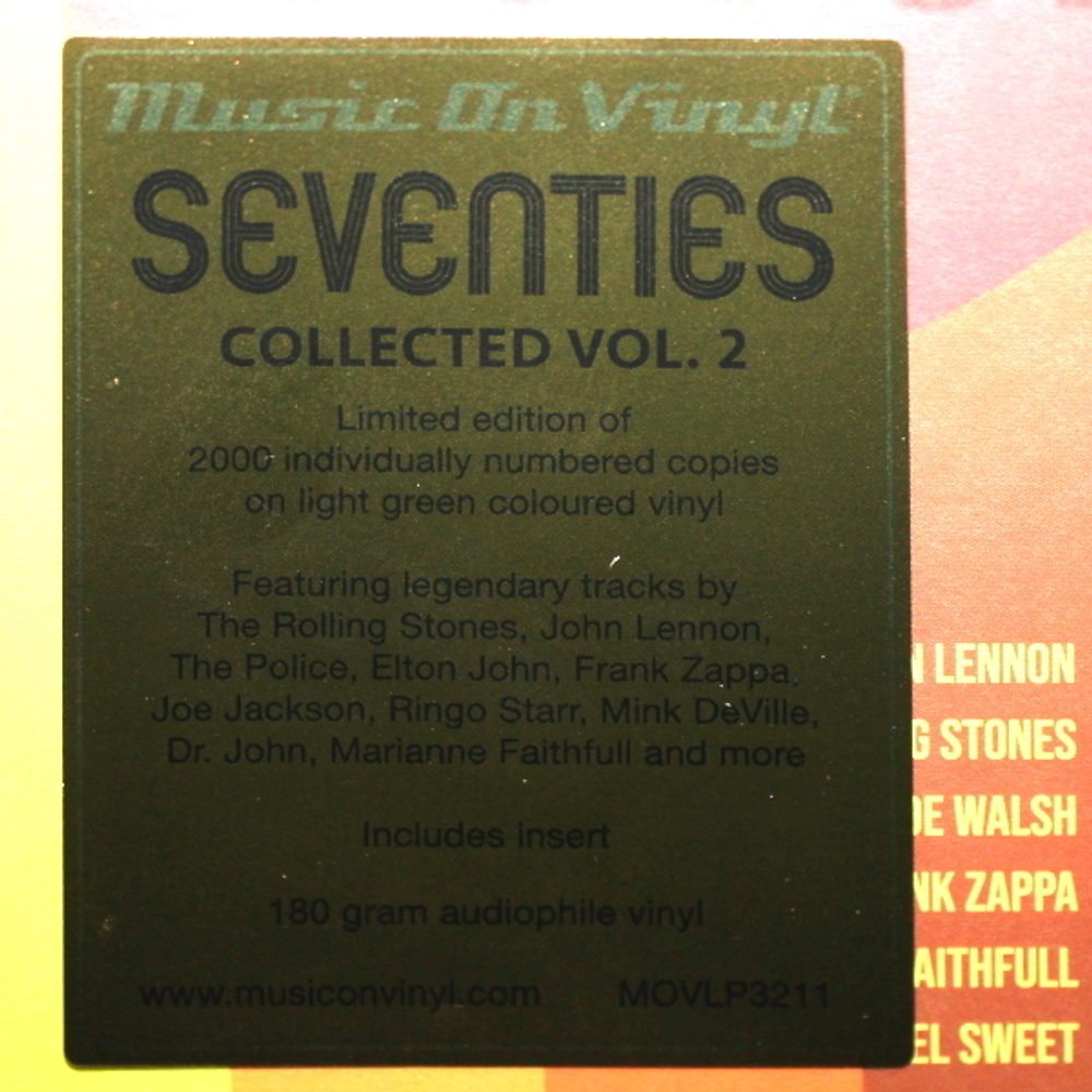 Сборник / Seventies Collected Vol. 2 (Coloured Vinyl)(2LP)