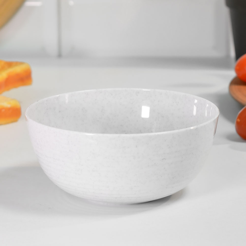 Салатник 0,5л Basilic, цвет белый мрамор