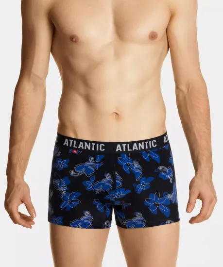 Трусы мужские боксеры (3шт), Atlantic 3MH-167, темно-синие