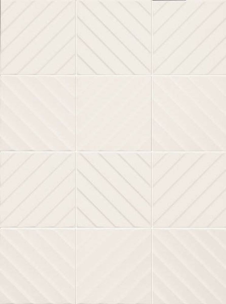 Настенная плитка 4D Diagonal White