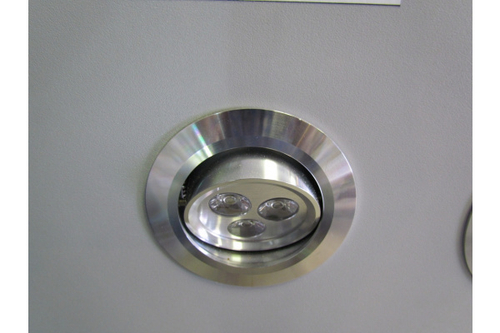 G-TH103-3100K,LEDсвет.встр.повор.круг 3LED CREE/1W