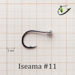 Крючок 02099 Iseama с напайкой (50 шт)
