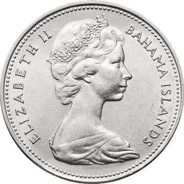 25 центов 1966 Багамские острова