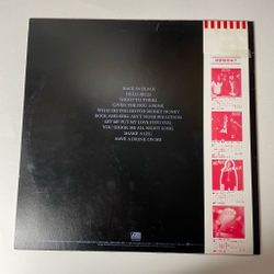 Винтажная виниловая пластинка LP AC DC Back In Black (Japan 1980) (Obi)