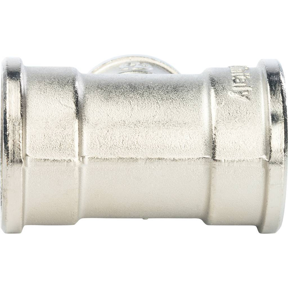 Тройник STOUT переходной никелированный 1"x3/4"x1" ВР