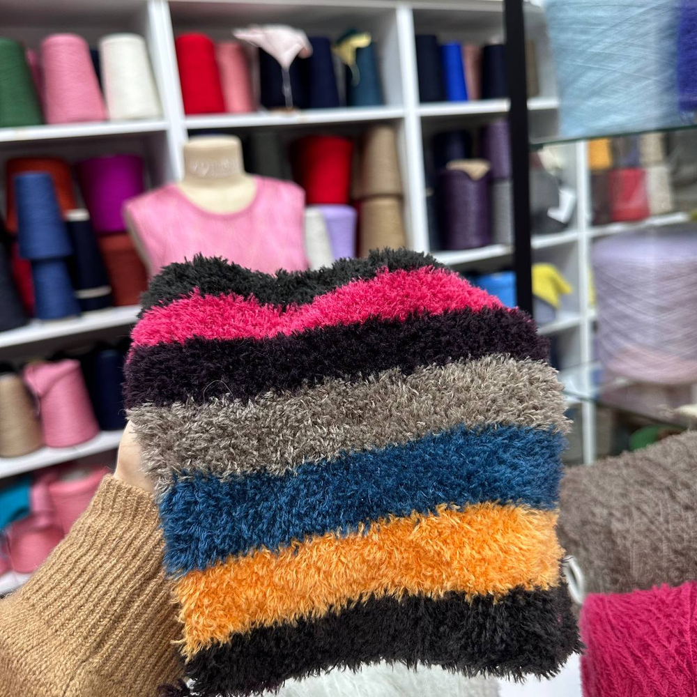 BAFFO CASHMERE - Ri.Go; 100% кашемир; травка; 180м/100гр; цвет: стальной синий