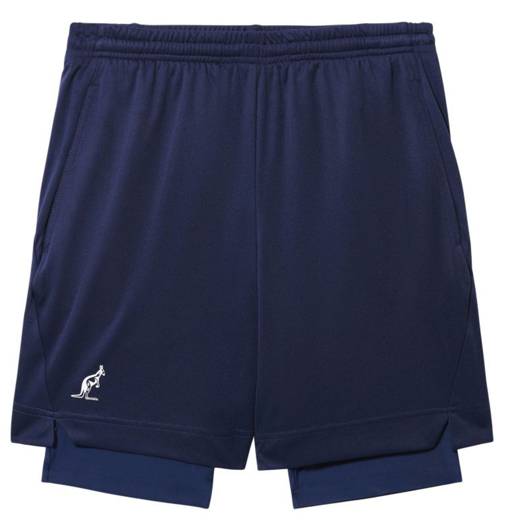 Мужские теннисные шорты Australian Ace Shorts with Lift - небесный