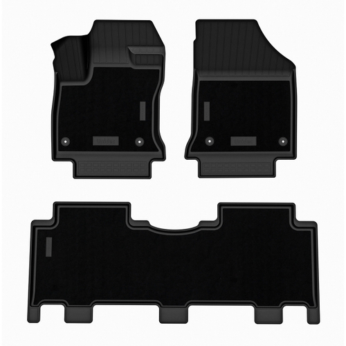 Ковры в салон Norplast для Geely Okavango 2023-, Черный, 1,2 ряд, арт.NPA11-C24-610-CM