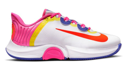 Женские Кроссовки теннисные Nike Air Zoom GP Turbo Osaka W - white/hyper pink/opti yellow/hyper crimson