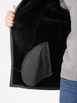 Дубленка зимняя натуральная куртка косуха