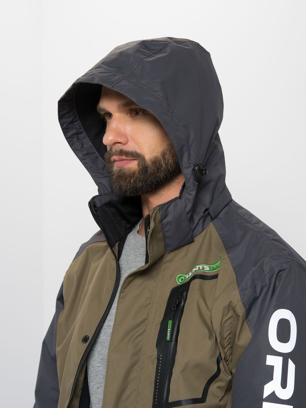 Костюм демисезонный Орегон ткань Breathable цвет Хаки/Серый