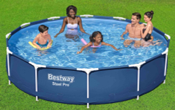 Каркасный бассейн Bestway Steel Pro 366х76 см + фильтр-насос 1249 л/ч (56681 BW)