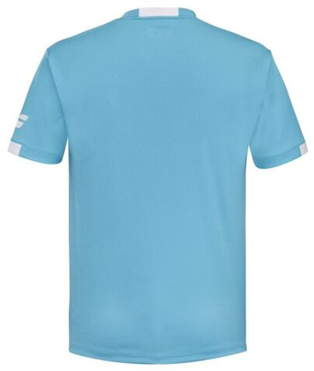 Футболка для мальчика теннисная Babolat Play Crew Neck Tee Boy - небесный
