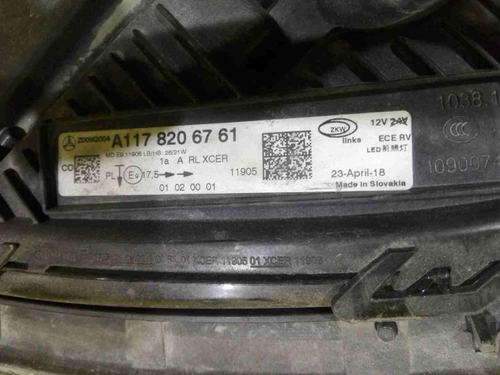 Битая Фара левая Mercedes CLA w117 C117 (2016-2019) LED