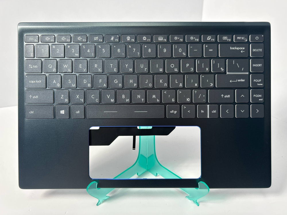 Верхняя панель с клавиатурой (топкейс) для ноутбука MSI Prestige 14 A11/серый (957-14C412E-C15)