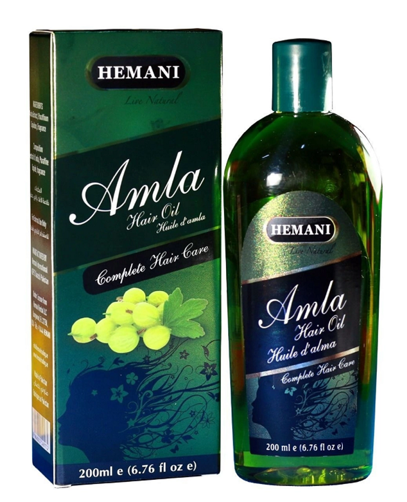 Масло для волос Hemani Амлы Amla Hair Oil, 200 мл