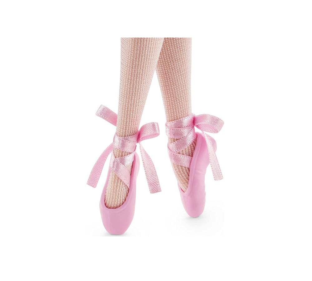 Фирменная кукла Барби, позирующая брюнетка Ballet Wishes в костюме балерины, пачке, тиаре и пуантах