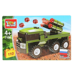 Конструктор пластмассовый 110эл. "ЗРК" 7196-BY коробка (Город мастеров)