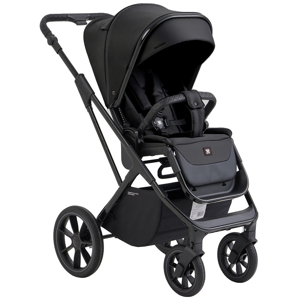 Детская коляска Sweet Baby Massimo 2 в 1 2024 Black 427053