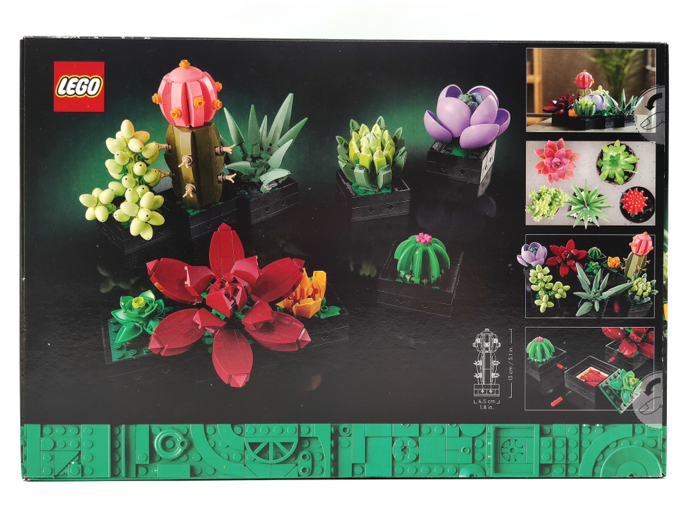 Конструктор LEGO Succulents 10309 Набор для сборки растений