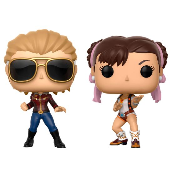 Фигурка Funko POP! Games Bobble Marvel vs. Capcom Captain Marvel vs Chun-Li 2PK 22767 / Фигурка Фанко ПОП! по мотивам файтинга "Marvel vs. Capcom", Чунь Ли и Капитан Марвел