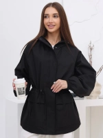 Ветровка удлиненная с капюшоном