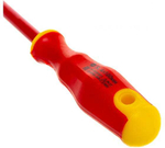 ОТВЕРТКА СИБРТЕХ ДИЭЛЕКТРИЧЕСКАЯ ДВУХКОМП/РУКОЯТКА SL4 100MM SRV ДО 1000В 12932