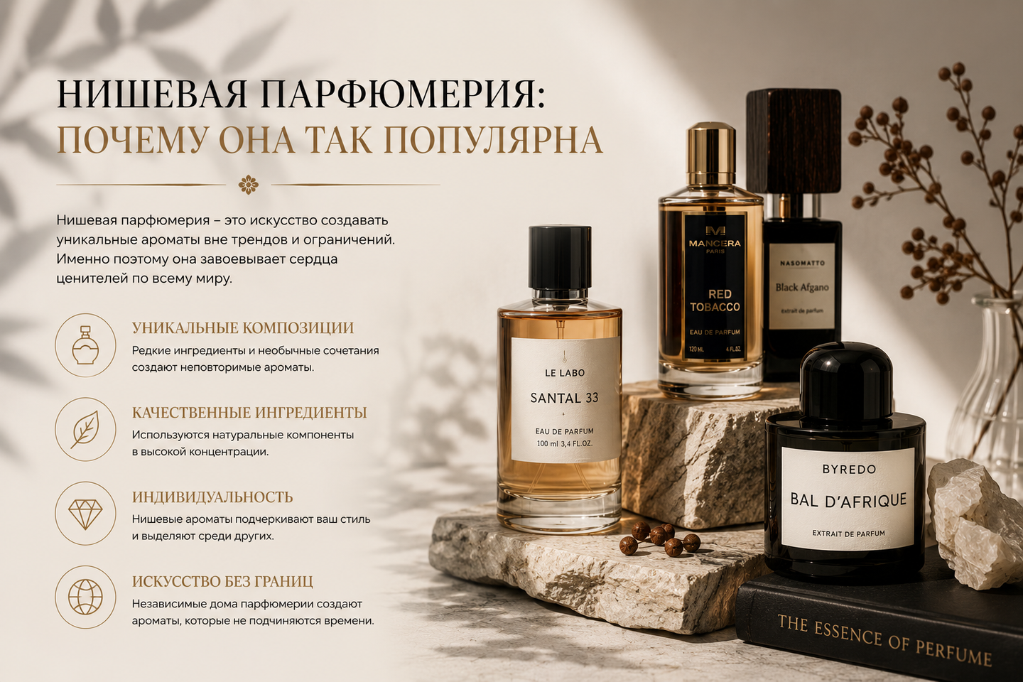 Нишевая парфюмерия: почему она так популярна
