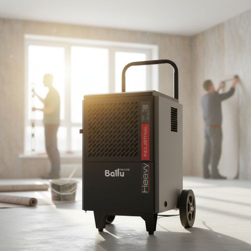 Осушитель воздуха Ballu BDI-50L профессиональный - [до 50 л. за сутки / для S≈75 м²]