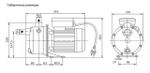Одноступенчатый горизонтальный насос WJ-203-X-EM