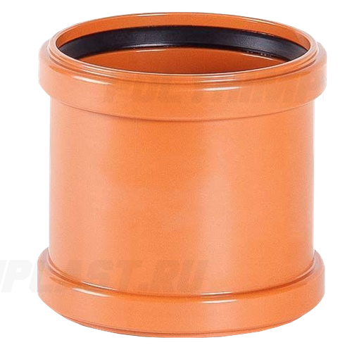 Муфта надвижная ремонтная без перегородки НК ПП 110,  коробка,рыжий, РТП (65/1)