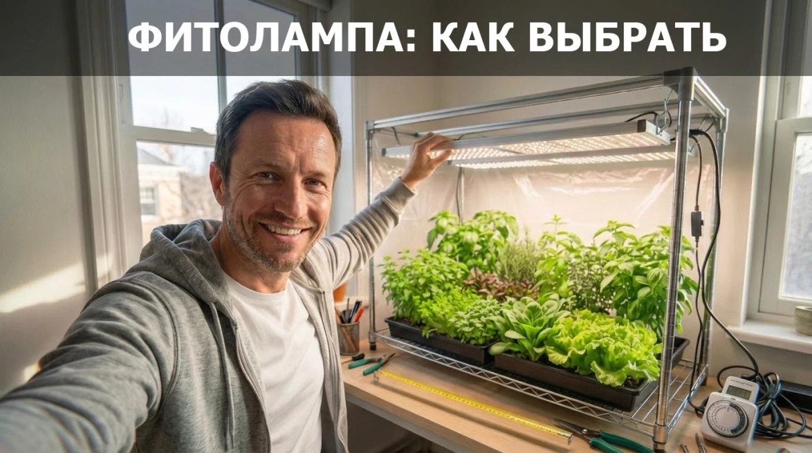 Купить фитолампу: как выбрать модель для растений и рассады без ошибок