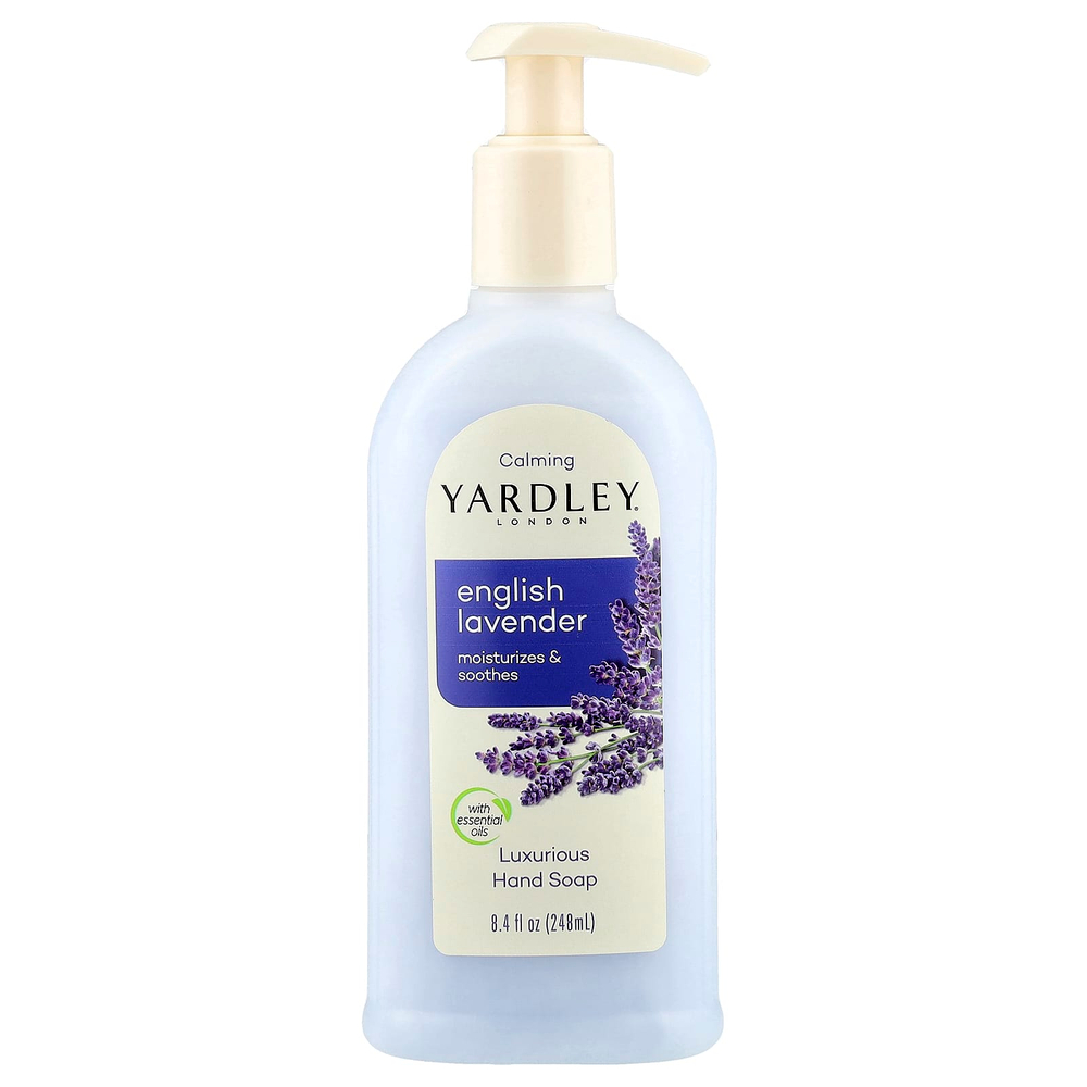 Yardley London, Роскошное мыло для рук, английская лаванда, 248 мл (8,4 жидк. унц.)