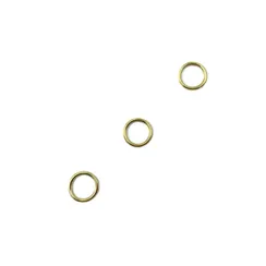 Кольцо для бретели желтое золото 10 мм